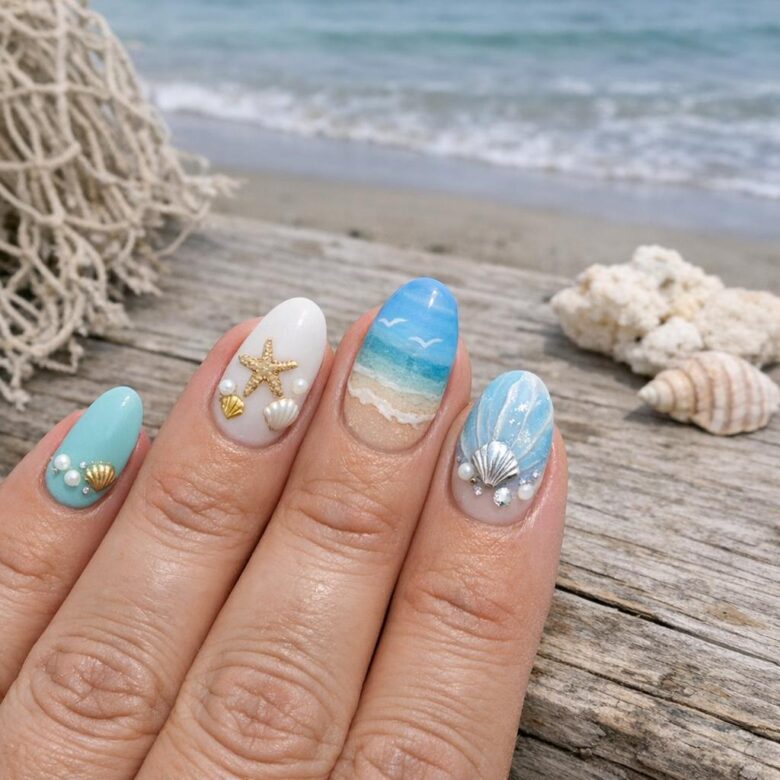 Best Coastal Nail Designs for a Fresh and Elegant Look